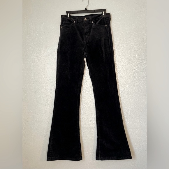 Banana Republic Black High Rise Flare Boot Cut Corduroy Pants_Size 28 - Picture 6 of 10